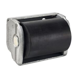 BUT-ROLL H1-130 Rullo Singolo 130 mm con Supporto in Acciaio Galvanizzato