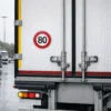 Adesivo Limite Velocità 80 km/h Dischetto per Camion Rimorchio Omologazione Segnaletica