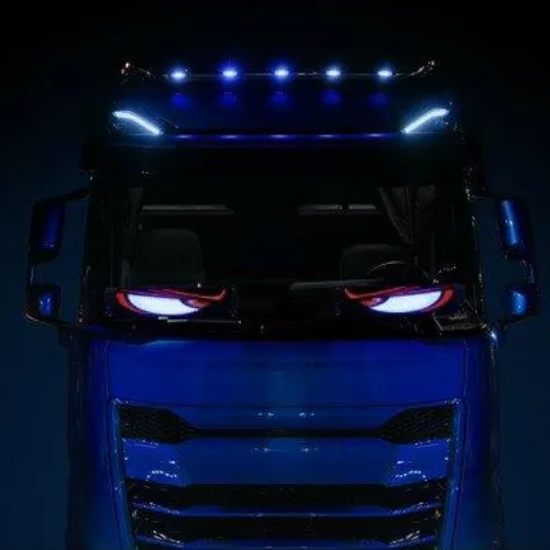 Tabella Luminosa per Camion RGB 120×595 – Smart Led Panel Programmabile 1536 LED