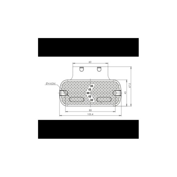 A800300101_fanalino-ingombro-freccia-a-led1.jpg SEGNAL ING LED 12/24 ARANCIO SCHMITZ