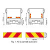 KIT 2 PZ. MOTRICE RF 565X132X1,2 MM.