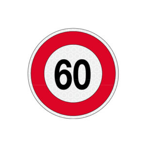 60 KM/H DISCO LIM. VEL. ADESIVO