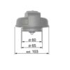 TAPPO CARB VITE C/CHIAVE CATENA