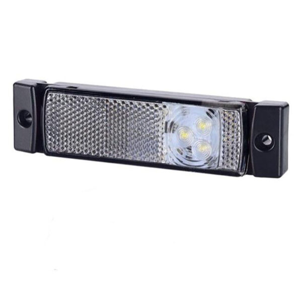 a805001010.jpg SEGNALATORE LATERALE BIANCO A LED 24V