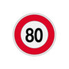 80 KM/H DISCHETTO LIM. VEL. ADESIVO