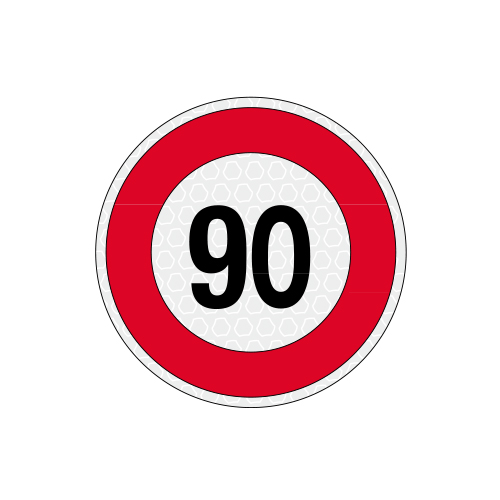 90 KM/H ADESIVO LIM VELOCITA